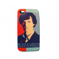 Чехол для iPhone 4/4s Believe in Sherlock 